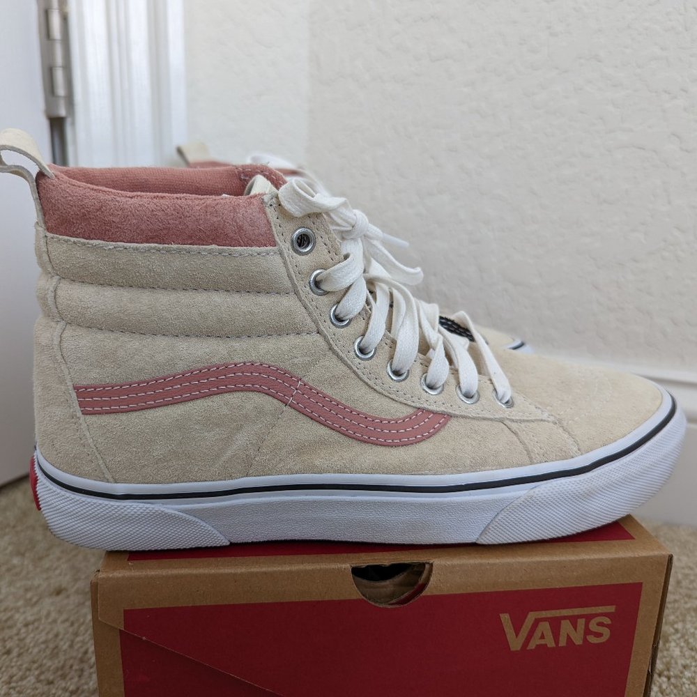 Vans SK8-HI MTE SHOES - Antique White/Suede  (women/men)